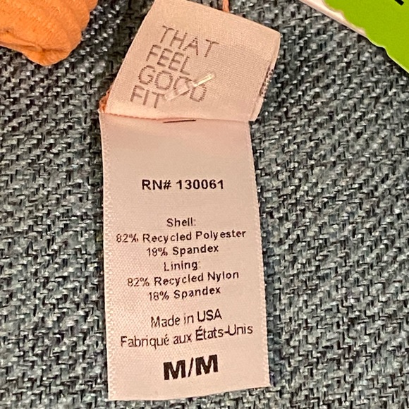 NWT L*SPACE Jess Bikini Top in Peach - Picture 6 of 9